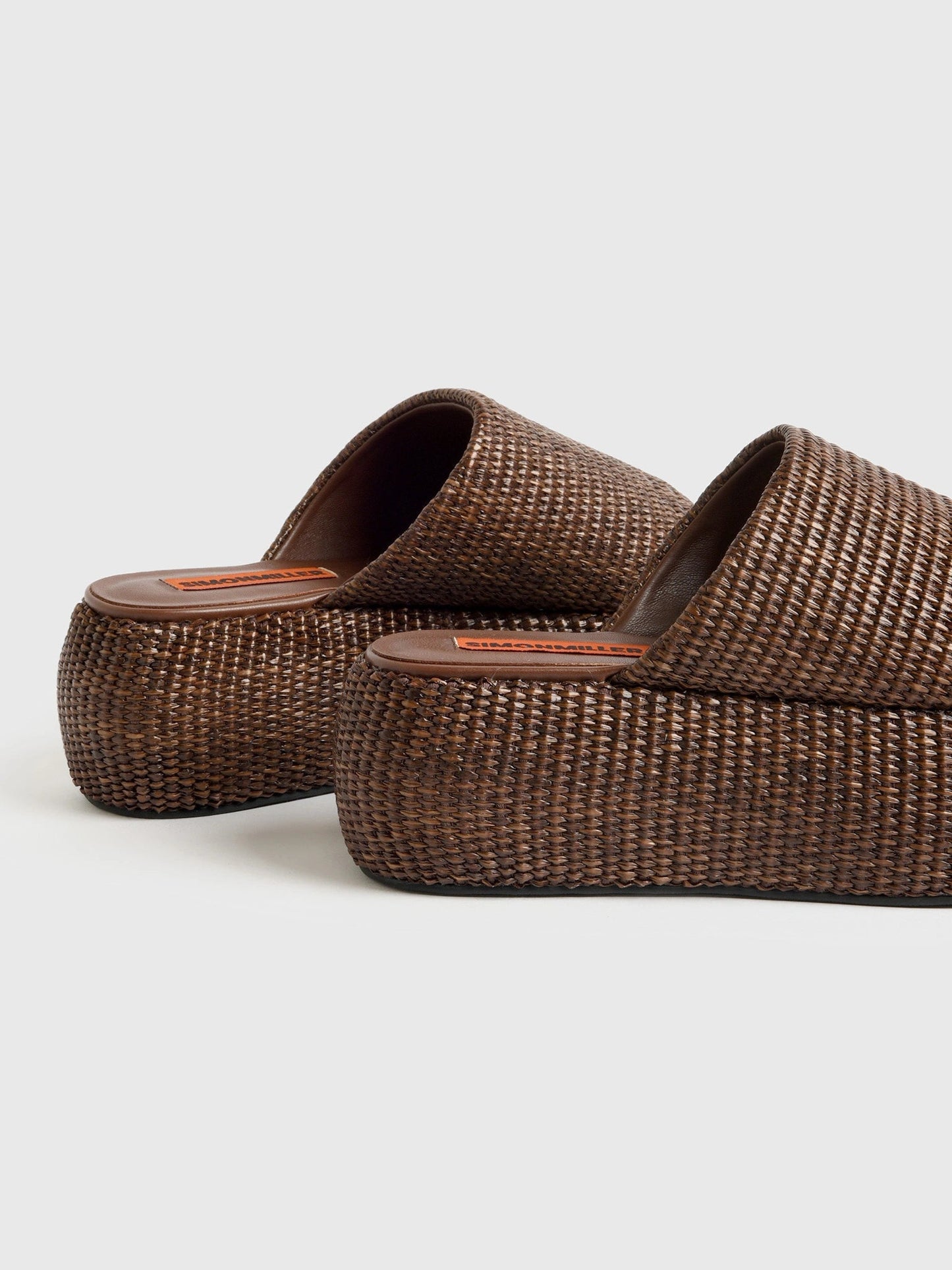 Simon Miller Women's Raffia Cloudy Platform Slide Sandal