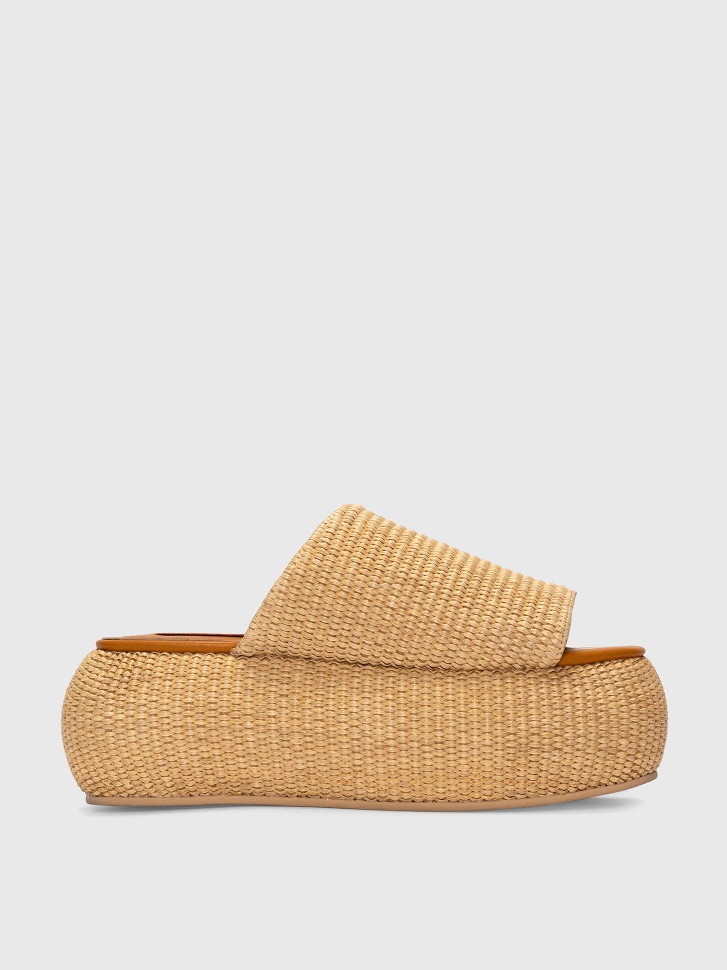 Simon Miller Women's Raffia Cloudy Platform Slide Sandal